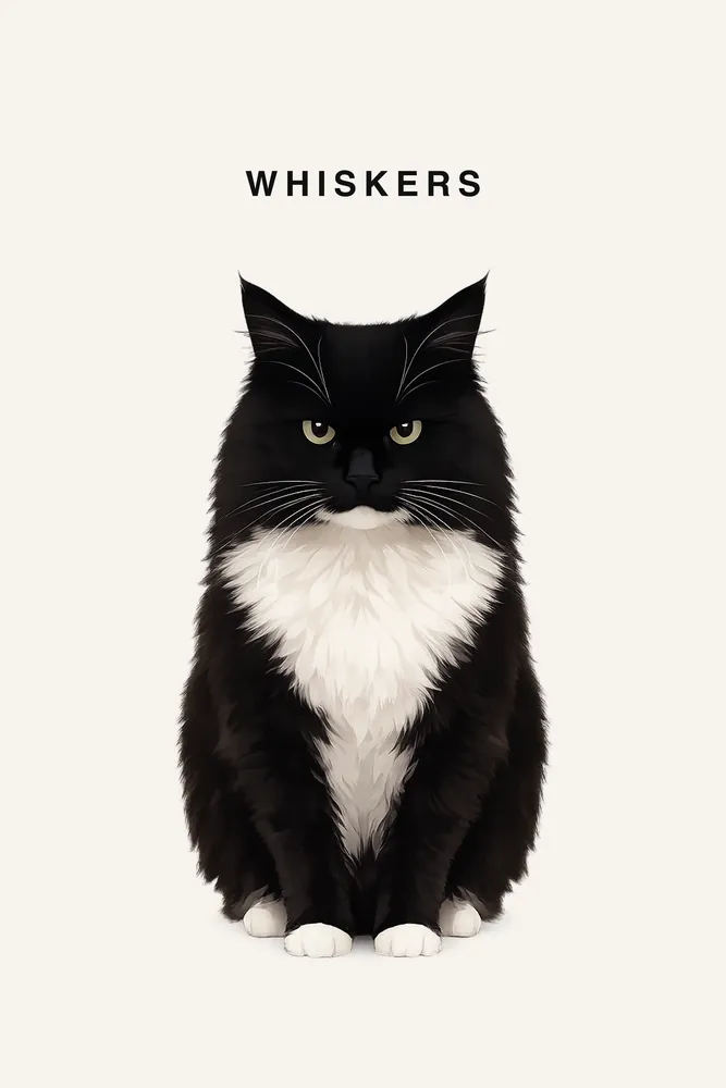 Whiskers — pet portrait